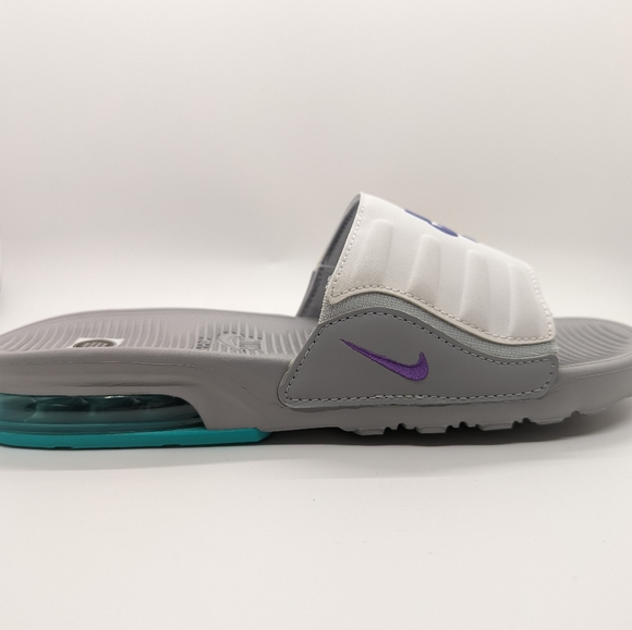 Nike Air Max Camden Slides Wolf Grey Hyper Grape White BQ4633-003 Womens Size 8 - Picture 5 of 5